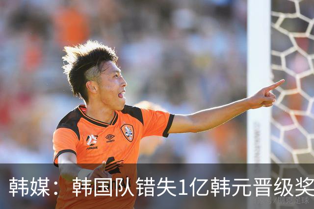 韩媒：韩国队错失1亿韩元晋级奖 但每人仍可拿8000万津贴